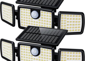 Solar Lights Outdoor, Solar Motion Deck Lights Outdoor for Deck with High Brightness, Larger