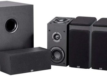 Monoprice Premium 5.1.4-Ch. Immersive Home Theater System – with 8 Inch 200 Watt Subwoofer, Dolby