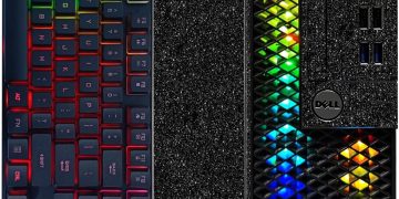 Dell RGB Gaming Desktop Computer, Intel Quad Core I5-6500 up to 3.6GHz, GeForce GT 1030 2G GDDR5, 3…