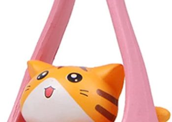 Cat Fridge Magnet, Cute Cat Refrigerator Magnets, Hanging Bag Cat Refrigerator Magnetic Sticker,