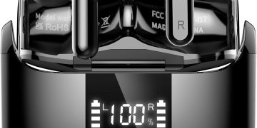 Wireless Earbuds, Bluetooth Headphones 2025 NEW Ear Buds 40H Bass Stereo in-Ear Earphones ENC Noise