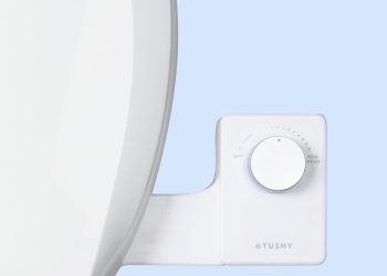 TUSHY Fresh Cool Water Bidet: Ultra Slim Toilet Seat Attachment (Non-Electric Self-Cleaning