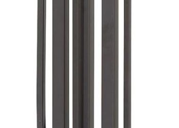 Pilgrim Home and Hearth 18039 Contemporary Fireplace Tool Set, 32″ H, 22 Lb, Matte Black with Brush…