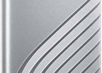 WD 1TB My Passport SSD Portable External Solid State Drive, Silver, Sturdy and Blazing Fast,