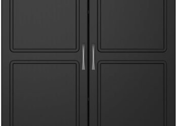 Systembuild Evolution Kendall 36″ Utility Storage Cabinet, Black