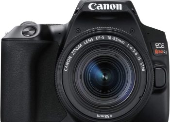 Canon Rebel SL3 with 18-55mm Lens Black (Renewed)
