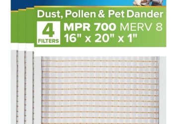 Filtrete 16x20x1 AC Furnace Air Filter, MERV 8, MPR 700, Tough on Pollen, Easy on Airflow, 3-Month