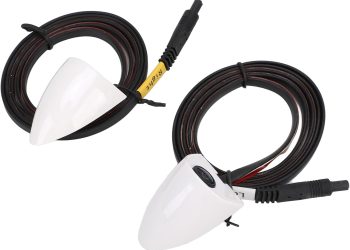 1 Pair Side View Backup Camera 80 Degree Waterproof AHD 1080P Blind Spot Camera for Monitor Radio