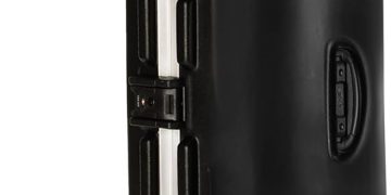 SKB Cases Deluxe ATA Hard Plastic Storage Wheeled Cart Golf Bag Travel Case
