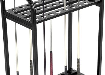 Hicarer 27 Hole Golf Club Holder Metal Golf Club Organizer Stand Rack Putter Stand Display for