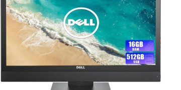 Dell OptiPlex 5250 All-in-One Desktop PC, 21.5-Inch FHD Display, Quad-Core i5-7500, 16GB RAM, 512GB