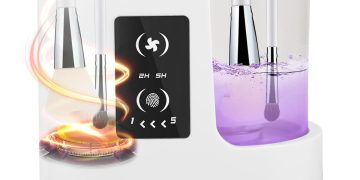 3 IN 1 Electric Makeup Brush Cleaner Machine, With Makeup Brush Cleaner Dryer Holder USB Cosmetic