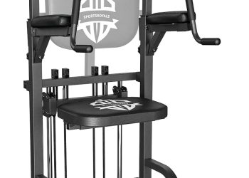 Sportsroyals Power Tower Pull Up Dip Station Assistive Trainer Multi-Function Home Gym Strength Tra…