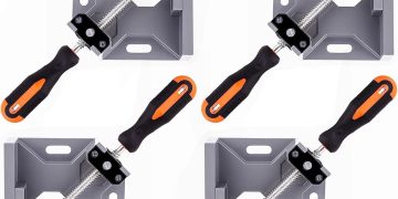 4pcs Corner Clamp – Right Angle 90 Degree Wood Clamps For Woodworking, With Adjustable Swing Jaw