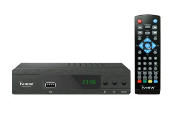 iView 3300STB ATSC Converter Box with Recording, Media Player, Built-in Digital Clock, Analog to