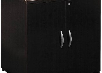 Bush Business Furniture Series C Storage Cabinet with Doors in Mocha Cherry, 2 Door Accent Chest