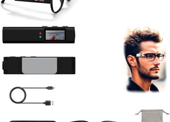 Portable Camera Glasses 2.7k with 32GB TF Card,Video Recording Glasses for