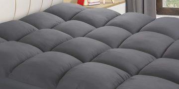 COONP King Mattress Topper, Extra Thick Pillowtop, Cooling Plush Mattress Pad Cover Bed Topper