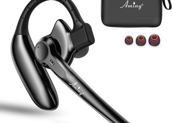 Wireless Bluetooth Headset with AI Noise Cancelling, 30Hrs Talk Time & Ultra Comfort – Hands-Free