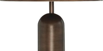 Signature Design by Ashley Wendfield Industrial Metal Table Lamp with On-Off Switch and 2 Sockets,