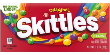 SKITTLES Original Chewy Candy Theater Box, 3.5 oz Boxes (Pack of 12)