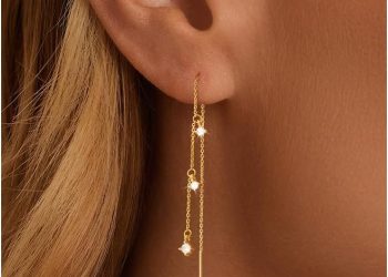 Dangle Earrings for Women Dainty Long Hanging Gold/Silver Chain Earrings Trendy Hypoallergenic