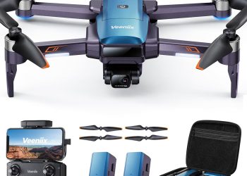 Drones with Camera for Adults 4K, Gimbal & EIS 4K/30FPS Professional Drone, 70Min Flight with 2