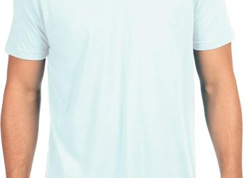 Next Level Mens Premium Fitted CVC Crew Tee (N6210) Ice Blue XL