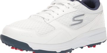 Skechers Men’s Torque Sport Fairway Relaxed Fit Spiked Golf Shoe Sneaker