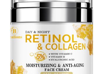 Retinol Cream for Face Anti Aging: Wrinkle Cream for Face Neck with Collagen Hyaluronic Acid –