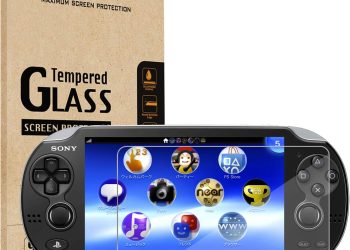 (Pack of 2) Screen Protector for PS Vita 1000, Akwox Premium HD Clear 9H Tempered Glass Screen