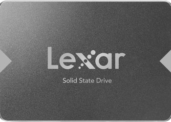 Lexar 512GB NS100 SSD 2.5 Inch SATA III Internal Solid State Drive, Up to 550MB/s Read, Gray