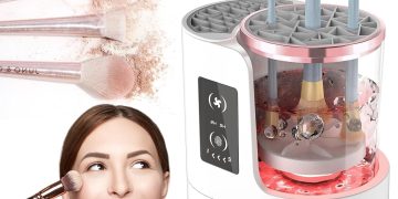 3 in1Electric Makeup Brush Cleaner With Makeup Brush Dryer Holder Portable Automatic USB Cosmetic