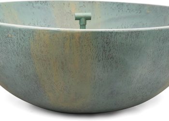 Aquascape Spillway Basin for Pond, Landscape, and Garden Water Features, 40-Inch | 78205