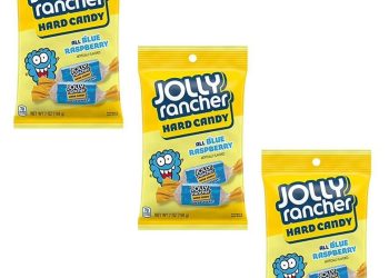 Jolly Rancher Blue Raspberry – Pack of 3 Bags – 7 oz Bags – Perfect for Sharing with Others – Sweet