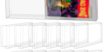 20Pcs Plastic Protector Case, Display Case Protector Clear Plastic Protection Sleeve Display Box