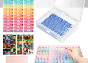 45pcs Diamond Painting Storage Containers Trays, Diamond Painting Accessories Diamond Painting