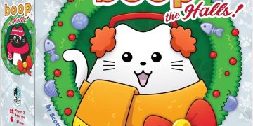Smirk & Dagger Boop The Halls Board Game Holiday Strategy Game for 2 Players, Ages 10+, 3D