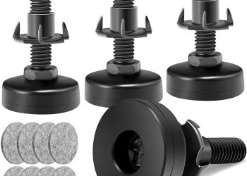 Leveling Feet Adjustable Furniture Feet, 3/8” UNC Thread Furniture Levelers, Adjustable Leveling