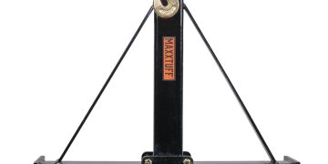 Heavy-Duty 3-Point Log Skidder Deluxe with Chain and Bonus 2” Receiver Hitch, Model RLS001