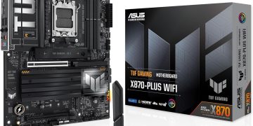 ASUS TUF Gaming X870-PLUS WiFi AMD AM5 X870 ATX Motherboard, 16+2+1, 80A SPS Power Stages, DDR5, PC…