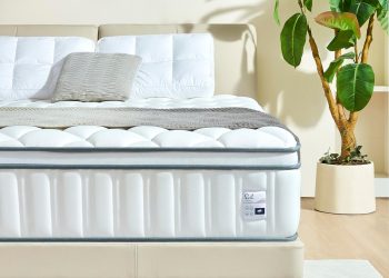 12 Inch King Size Hybrid Mattress with Cooling Gel and Individual Pocket Springs for Motion Isolati…