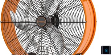 30 Inch Industrial Heavy Duty Drum Fan with Remote Control, 13000 CFM High Velocity Floor Fan,Comme…