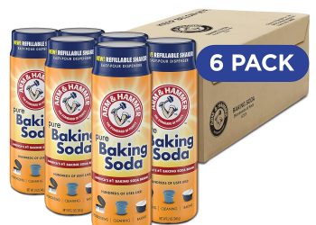 Arm & Hammer Pure Baking Soda Shaker – 12 Oz – (Pack of 6)
