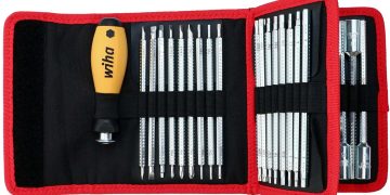 Wiha 28187 32 Piece ESD Safe Drive-Loc VI Wallet Set