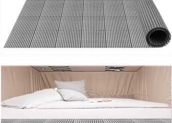 SUNCARACCL Plastic Mattress Underlay for RV 83 x 59 Inch Under Mattress Pad Modular Interlocking RV