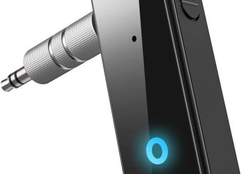 (Upgraded) Ankilo Aux Bluetooth Adapter for Car, 2 in 1 Bluetooth 5.0 Receiver Transmitter for Car