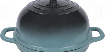 Dutch Oven for Bread Baking, Enameled Cast Iron Dutch Oven Pot with Lid, Bread Oven for Sourdough