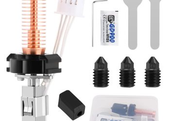 Upgrade Hotend Kit for Flashforge Adventurer 5M, 5M Pro 3D Printer,.One-Piece Ceramic Quick-Release