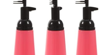 3pcs Root Comb Applicator Bottle, Empty Hair Coloring Bottles Refillable Hair Dye Applicator Brush